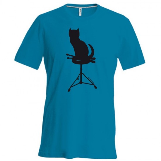 Tee-Shirt bleu CHAT - taille M