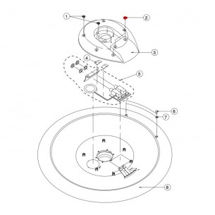 40450212 - SCREW M3X8 - Vis M3x8