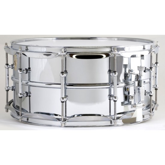 caisse claire CLASSIC METAL 14" x 6,5" Aluminium chromé, Supra-Phonic, coquilles tubulaires