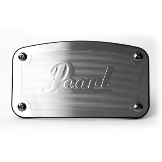 Plaque de masquage métallisée pour grosse-caisse Pearl percée