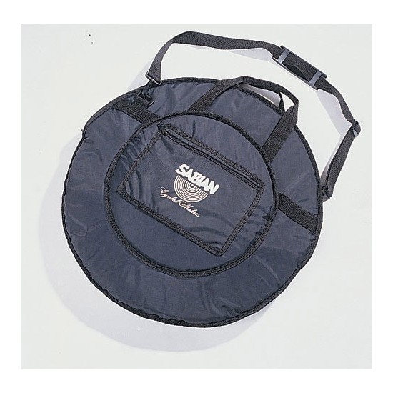 Housse à cymbales molletonnée 22" avec poche ventrale et sangle.