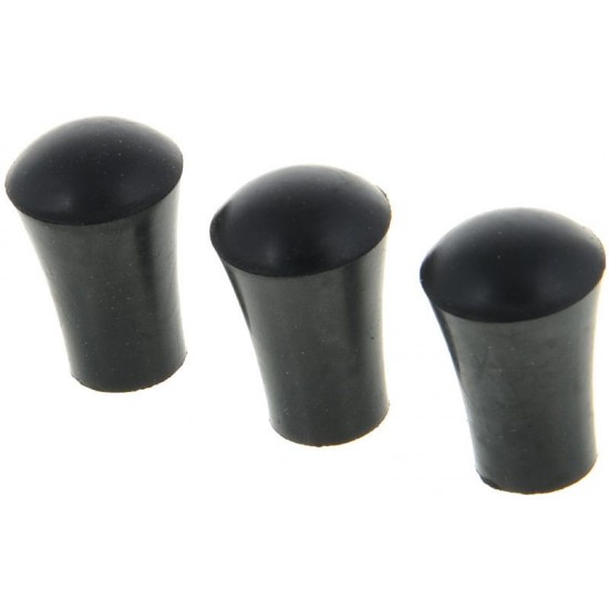 SC-RTS - Lot de 3 caoutchouc pour pieds de tom bass - Taille PETITE