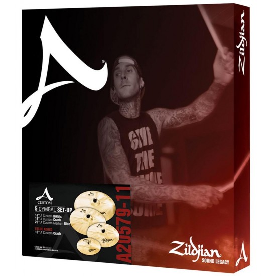 A CUSTOM Set harmonique 14/16/20 + crash 18" OFFERTE