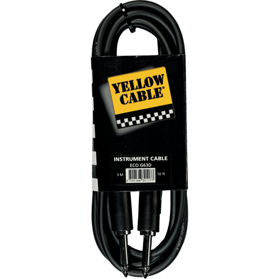 GP63D - câble jack/jack 6,35mm mono - Longueur 3m