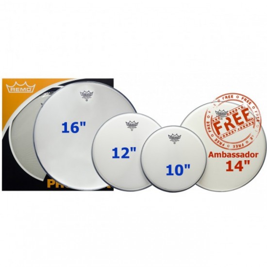 ProPack EMPEROR sablée 10", 12", 14" + Ambassador sablée 14" OFFERTE