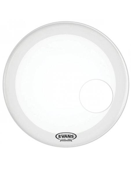 EQ3 18" Résonance Smooth White (percée 5") Grosse-caisse