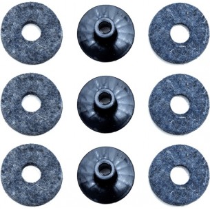 ZFSPK - Pack de 3 feutres et papillons pour cymbale