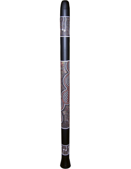 DDPVC02 Didgeridoo Fibre 130 cm motif circulaire