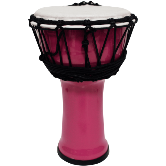 DJPVC7 PK Djembé PVC 7" rose fluo
