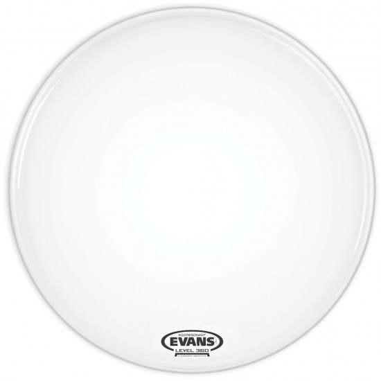 BD18RGCW-NP Peau de grosse caisse lisse blanche 18"