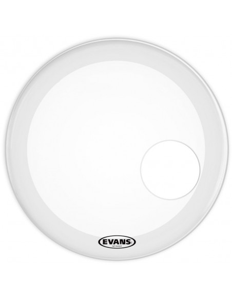 BD18RSW Peau de résonance de grosse caisse lisse blanche EQ3 sablée 18"