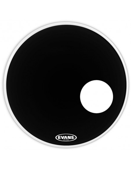 BD20RB Peau de résonance de grosse caisse noire EQ3 20"