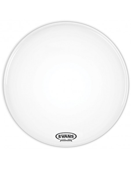 BD26RGCW-NP Peau pour Grosse Caisse 26"  blanche sablée