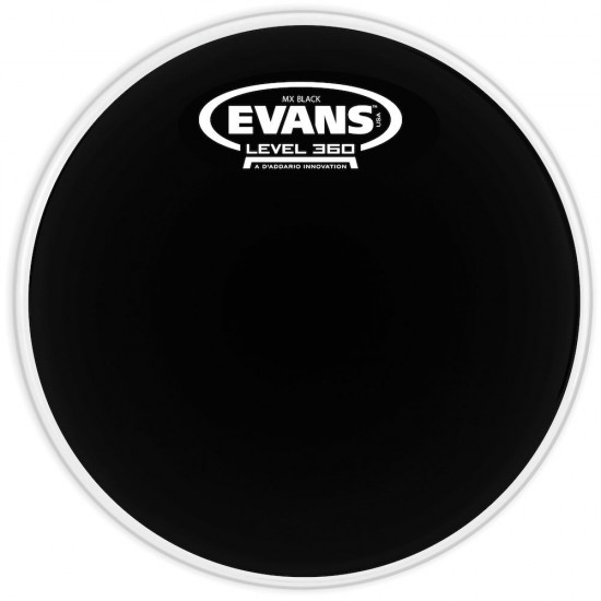 TT13MXB Peau ténor de grosse caisse de fanfare noire MX 13"