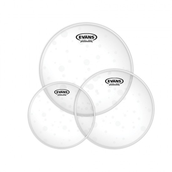 ETP-HYDGL-F Packs de peaux de toms transparentes Hydraulic Fusion (10" 12" et 14")