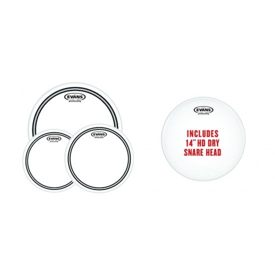 EPP-EC2SHDD-F Packs de peaux de toms EC2 Peau Fusion (10" 12" et 14")