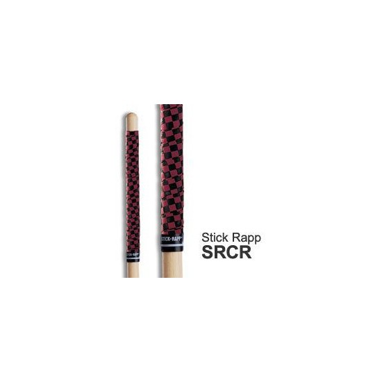 Grip pour baguettes, Damier rouge/noir