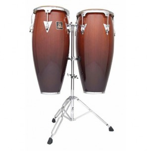 LP646-DW - Congas Aspire Set double stand Dark Wood