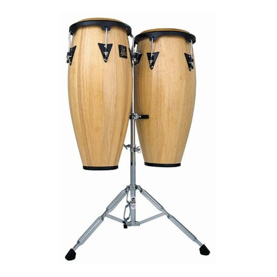 LP646-AW - Congas Aspire Set double stand Natural Wood
