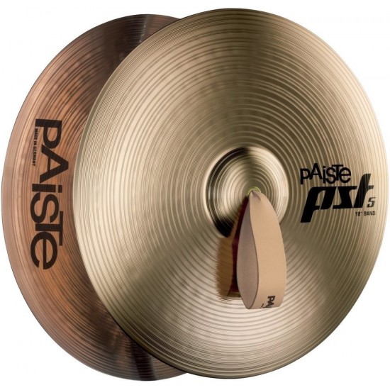Cymbales de marche PST 5 Band 16" avec pads et courroies