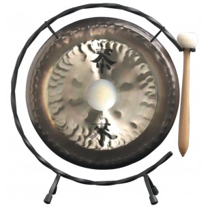 Deco Gong Set 10" - avec Gong, support et batte