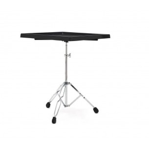 7615 Support Percussion Table pour percussions Avec revêtement en tissu pour poser ou retirer en douceur les baguettes ou les in