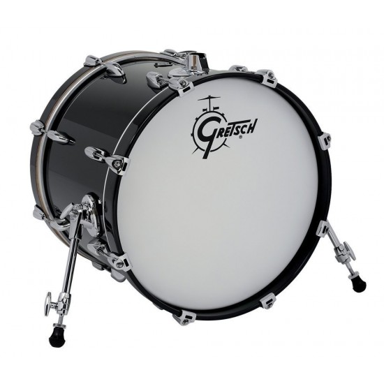 Grosse caisse Renown Maple PIANO BLACK 18" x 14"
