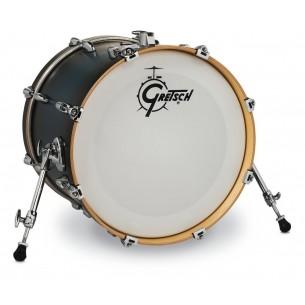 Grosse caisse Renown Maple SATIN ANTIQUE BLUE BURST 18" x 14"