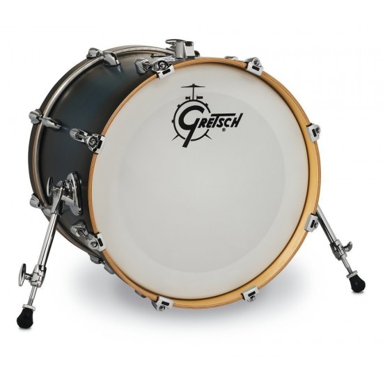 Grosse caisse Renown Maple SATIN ANTIQUE BLUE BURST 18" x 14"