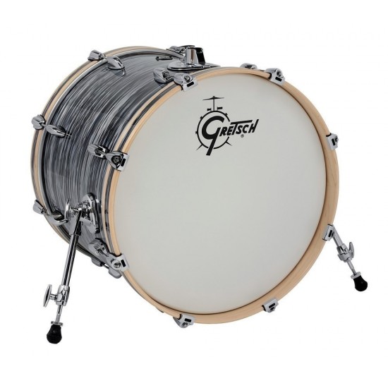 Grosse caisse Renown Maple SILVER OYSTER PEARL 20" x 16"