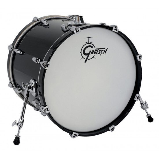 Grosse caisse Renown Maple PIANO BLACK 20" x 16"
