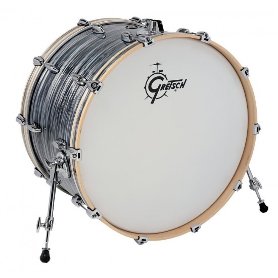 Grosse caisse Renown Maple SILVER OYSTER PEARL 24" x 14"