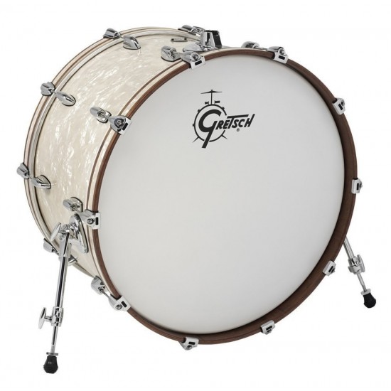 Grosse caisse Renown Maple VINTAGE PEARL 24" x 14"