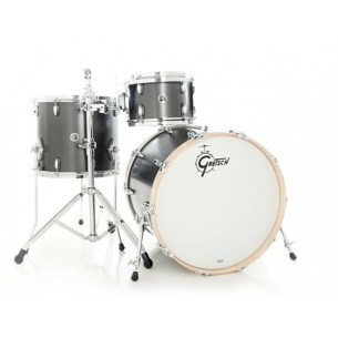 GB-R443 Kit 3 fûts USA Brooklyn SATIN BLACK METALLIC 13" x 9" TT / 16" x 16" FT / 24" x 14" BD