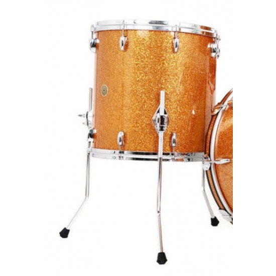 Floor Tom USA Brooklyn GOLD SPARKLE 14" x 12"