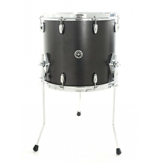 Floor Tom USA Brooklyn SATIN BLACK METALLIC 14" x 14"