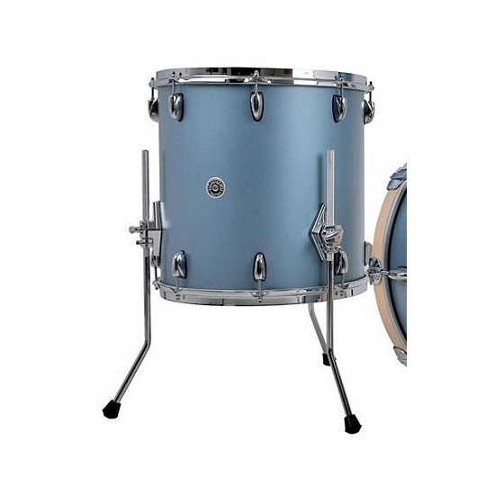 Floor Tom USA Brooklyn SATIN ICE BLUE METALLIC 16" x 16"