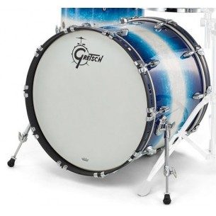 Grosse caisse USA Brooklyn BLUE BURST PEARL 22" x 14"