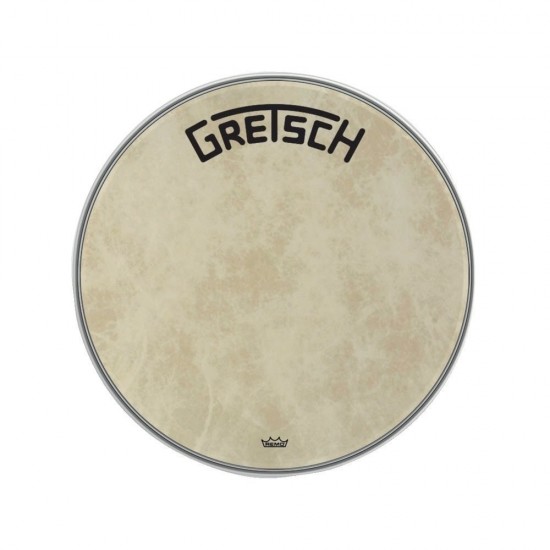 GRDHFS22B Peau de grosse caisse Fiberskyn 22" logo Gretsch centré