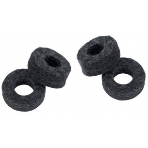 PDAX2014 Lot de 4 Coupelles de cymbale et feutres