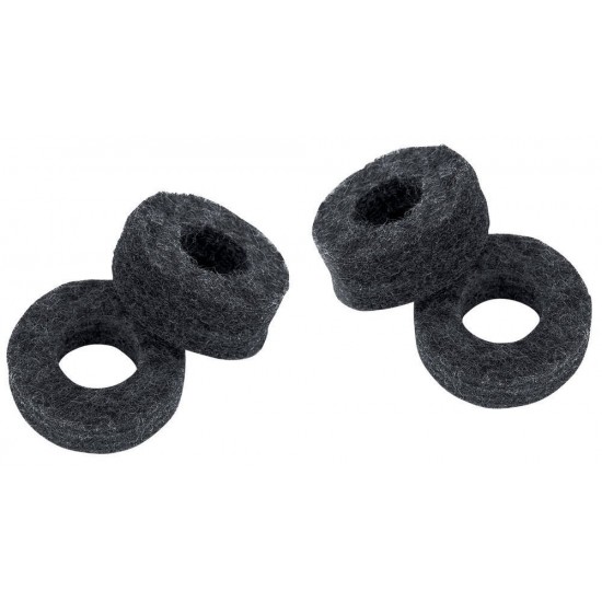 PDAX2014 Lot de 4 Coupelles de cymbale et feutres