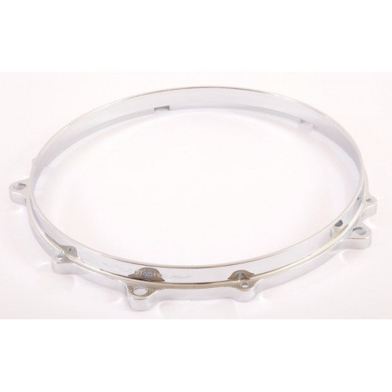 MDH12-6F - Cercle moulé Star Cast pour fût 12" - 6 trous - Chrome