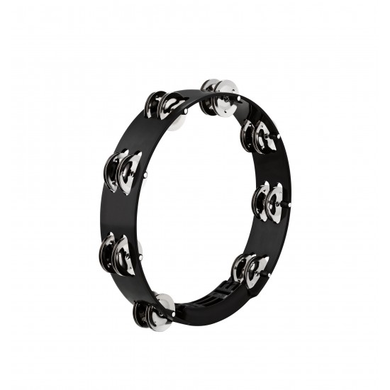 HTT10BK - Tambourin Abs Noir 25 Cm 1R Cymb