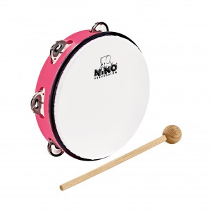 NINO51SP - Tambourin Abs 10" +Cymb, Rose