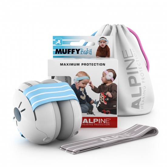 MBABY-BL - Casque Muffy Baby Bleu
