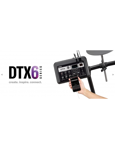 DTX6K2-X - Batterie électronique DTX6 + charley sur pédale + crash 3 zones