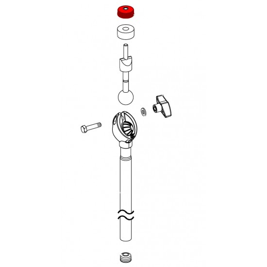 CYM-10 - Kit de fixation des cymbales Roland sur un stand cymbale