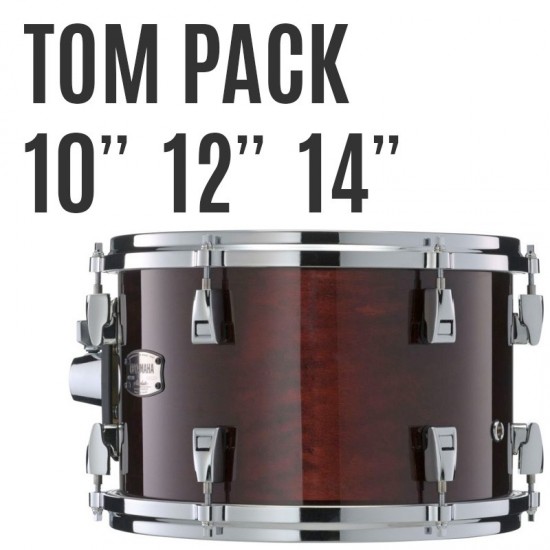 AMP4F3-WLN - Pack toms Absolute Hybrid Maple 10 12 14 + support tom TH945B - Classic Walnut