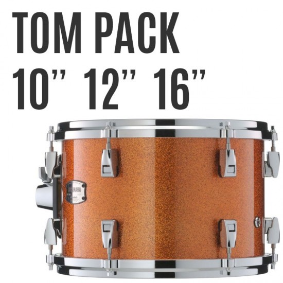 AMP6F3-ORS - Pack toms Absolute Hybrid Maple 10 12 16 + support tom TH945B - Orange Sparkle