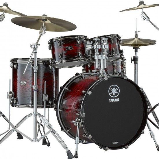 LHOJAZZ-UMS - Kit Live Custom Hybrid Oak JAZZ 18 10 12 14 + support TH945B - Uzu Magma Sunburst